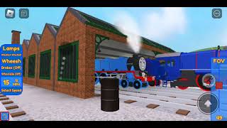 All of the blue locomotives in blue train with friends Part1 [upl. by Hildegard]