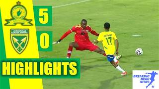 Mamelodi Sundowns vs Golden Arrows  Carling Knockout Cup  Match Highlights  All Goals [upl. by Aihsram363]