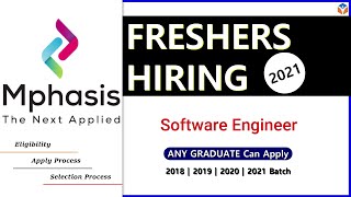 Mphasis Recruitment 2021  Mphasis Off Campus Recruitment 2021  Jobs For Freshers  Vamm Academy [upl. by Aunson]