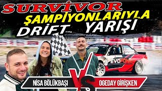 Nisa Bölükbaşı Ve Ogeday Girişken İle Drift Yarışı Yaptım   Kim Kazandı [upl. by Leveridge]