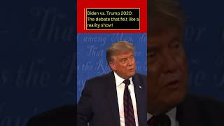 Trump vs Biden 202 debate that felt like a reality show america [upl. by Eniamret]