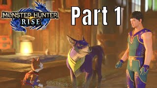 Monster Hunter Rise  Part 1 Nintendo Switch No Commentary [upl. by Simonette]