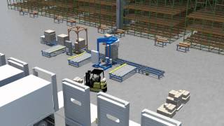 Automatic ASRS Induction  Egemin Automation Inc [upl. by Dorfman189]