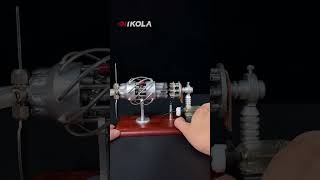 16 cylinder Stirling engine model [upl. by Syman]