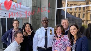 The Cast Say Goodbye To Brooklyn 99  Brooklyn 99 Season 8 Behind The Scenes Week 11 [upl. by Jehoash]