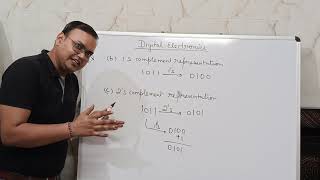 Basic Electronics  Number representation Ones Complement and Twos Complement [upl. by Cedell453]