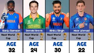 World famous cricketer Age of the next world Cup 2027 [upl. by Anesusa957]