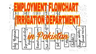 Irrigation department Employment seats system of PakistanFlow chart IRRIGATION ENGINEERING [upl. by Giule646]