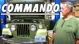 Just Jeepsters Shop Tour 1970 ½ Jeepster Commando with Upgrades  JeepsterMan [upl. by Alban]