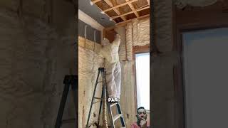 Spray foam construction futuristik teknologi interiordesign diy design renovation home [upl. by Lunseth]