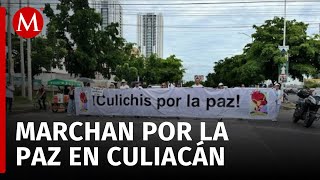 Casi un mes de violencia en Culiacán marchan para ponerle freno [upl. by Isbel]