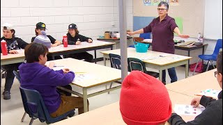 Michif French makes a comeback in a Manitoba classroom [upl. by Ymassej]