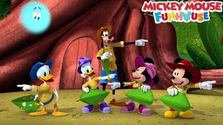 Mickey Mouse Funhouse S03E04 The Enchanted Rescue  Disney Junior  Review [upl. by Dnumsed831]