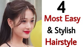 4 Most Easy New open hairstyle  easy hairs tyle  hairstyles for girls  open hairs [upl. by Martella]