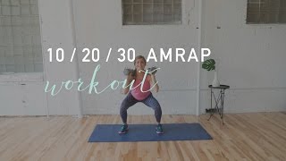 102030 minute strength  endurance amrap workout [upl. by Novick]