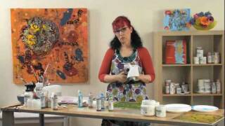 Preview  Rethinking Acrylic Encaustic Effects with Acrylic Paint with Patti Brady [upl. by Lonee]