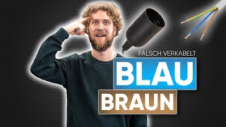 BLAU oder BRAUN Was passiert wenn man falsch verkabelt [upl. by Vitia]