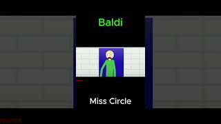 Miss Circle Vs Baldi Part 1  Stick Nodes [upl. by Cyma]