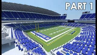 Minecraft  STADIUM  CenturyLink Field Seattle SeahawksSounders PART 1 Official [upl. by Inalawi232]