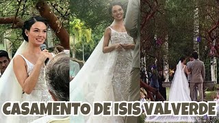 MÁGICO CASAMENTO DE ISIS VALVERDE COM ANDRÉ RESENDE  ENTRADA DA NOIVA [upl. by Vivia]