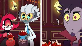 Niffty is nice to Adam for once 😨💕 Hazbin HotelHelluva Boss • COMIC DUB [upl. by Ardene]