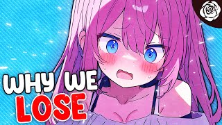 Nightcore  Why We Lose Lyrics [upl. by Barbabas21]