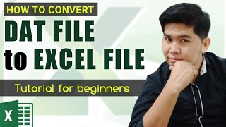 How to convert DAT file to EXCEL file [upl. by Gherlein]