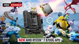 New AMD Ryzen 7 8700G APU put to the test [upl. by Ayouqes]