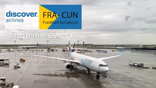 DISCOVER Airlines Business Class from Frankfurt to Cancun [upl. by Hulton758]