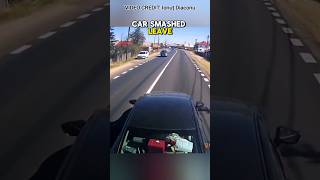 Road Rager Brake Checks Semi Truck amp Regrets It Immediately [upl. by Alrzc803]