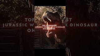 Top 8 Strongest Dinosaur In Jurassic WorldPark  Jurassic World Edit  shorts shortsfeed [upl. by Zampino]