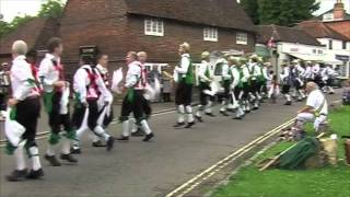 Greensleeves Morris Green Man Morris Martlet Morris Ripley Morris  Bonny Green Garters Bampton [upl. by Us]