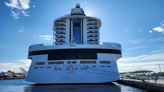 MSC SEASCAPE CRUISE 2023 Go Port EmbarkationDOMINICAN REPUBLICSAN JUAN NASSAU Ocean CayPart 1 [upl. by Cohn]