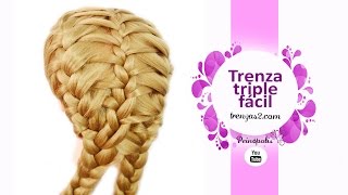 Peinados Faciles y Rapidos con Trenzas Bonitas para Niñas con Pelo Chino [upl. by Aldis]