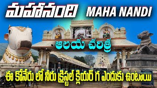 మహానంది క్షేత్ర చరిత్ర  Mahanandi temple history crystel clear koneru mahandi mhananditemple [upl. by Iatnahs]