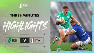 Irish domination  Ireland v Italy  World Rugby U20 Championship 2024 Match Highlights [upl. by Finlay]