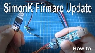 How to update SimonK Firmware on ESCs using an USBASP tool [upl. by Anha808]