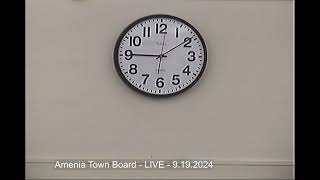 Amenia Zoning Board of Appeals  LIVE  9162024 [upl. by Ayokal]