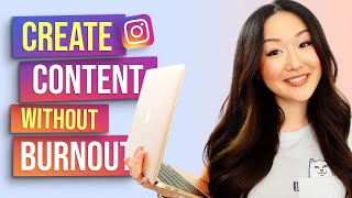 How I PLAN CREATE and SCHEDULE ALL Content for Instagram so I can post DAILY without BURN OUT [upl. by Gilud]