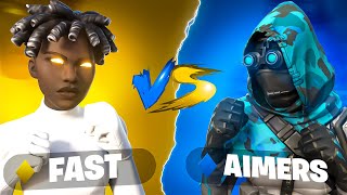 I Hosted a FAST EDITORS vs AIMBOTTERS 1v1 Tournament for 100 whats better [upl. by Agon]