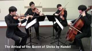 The Arrival of the Queen of Sheba Singapore String Quartet [upl. by Tiler]