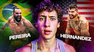 PEREIRA VS HERNANDEZ  FULL CARD BREAKDOWN [upl. by Milt10]