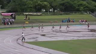 2024914 県高校新人 女子七種200m決勝速報 [upl. by Nylannej181]