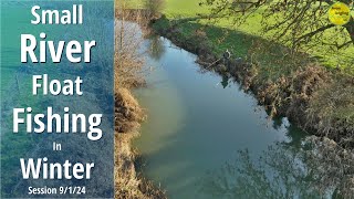 Simple Small River Float Fishing With Bread  Roving With The Stick Float  9124 Video 460 [upl. by Rew]