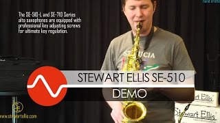 Andre de Laat about the Stewart Ellis SE510 saxophone [upl. by Nosneb128]