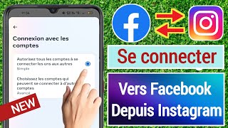 Comment se connecter à Facebook depuis Instagram 2023 [upl. by Nyrol]