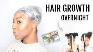 HOW TO Grow Your Hair OVERNIGHT 1 INCH in 1 DAY TESTED [upl. by Mahsih]