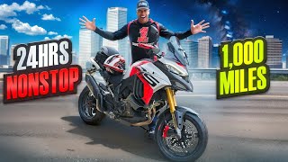 RIDING 24 HOURS NONSTOP ON MY DUCATI MULTISTRADA V4 RS [upl. by Lovell]