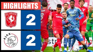 FC Twente vs Ajax 2  2  HIGHLIGHTS amp GOALS  Eredivisie 202425 [upl. by Novaelc277]