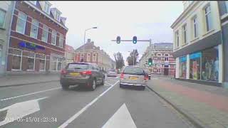 auto asociaal rijgedrag om1600 uur vandaag in de stad bergen op zoom [upl. by Nap]